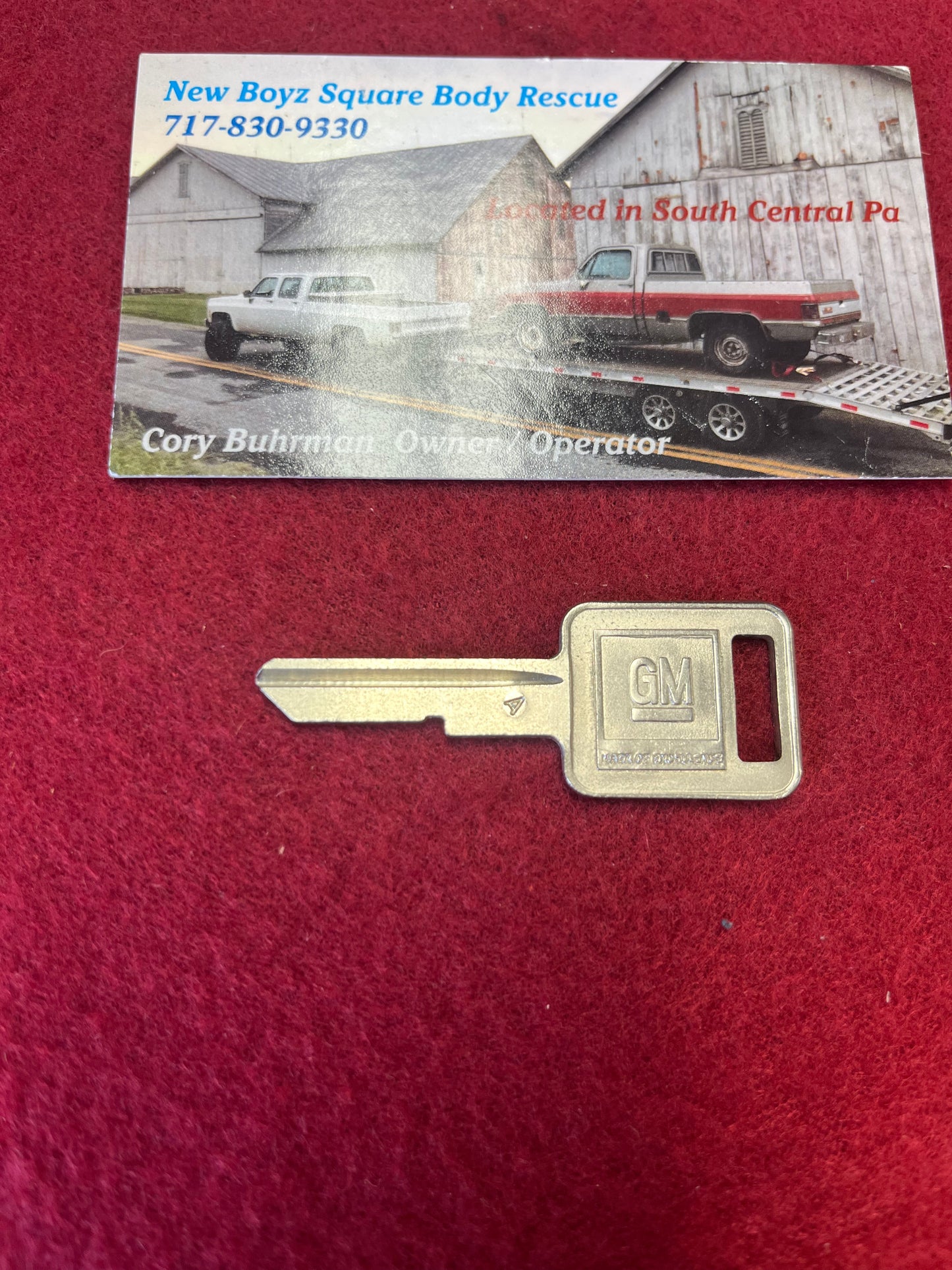 Key, NOS Ignition Key Blank A Code