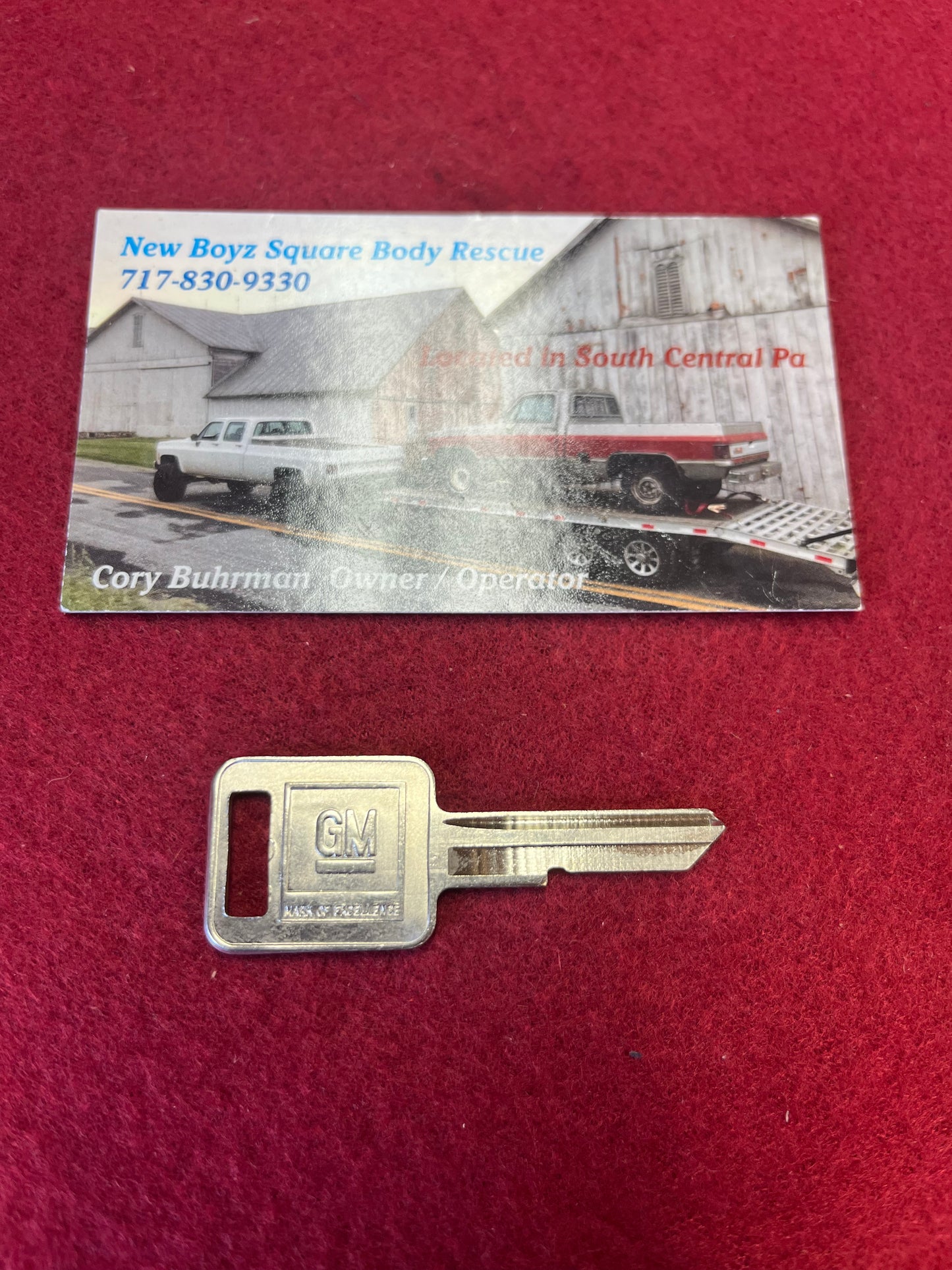 Key, NOS Ignition Key Blank A Code