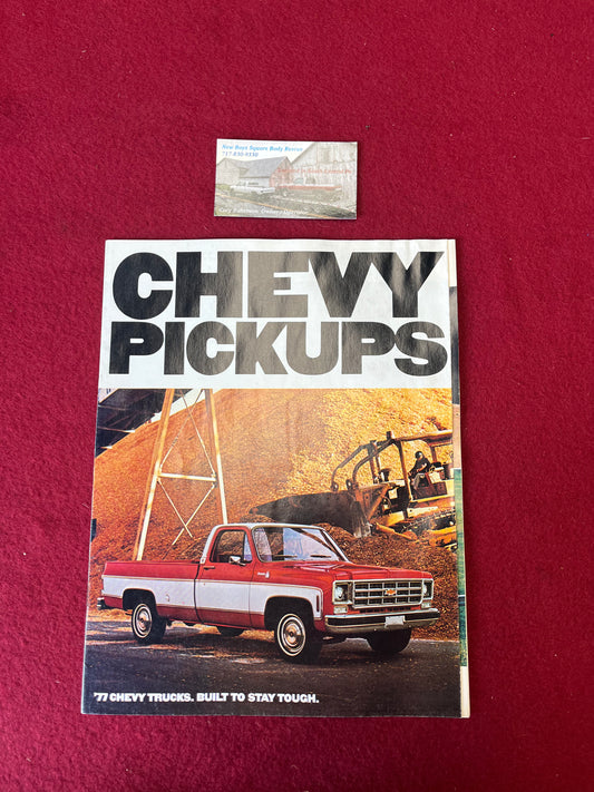 Brochure, 1977 Chevy Pickup Dealership Brochure